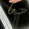 16inch 14.5G Golden Strut Hanger for Dry Cleaning