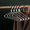 Golden Metal Clothes Shirts Hanger with Groove Strong Bearing Capacity Coats Suit Hanger, Clothes Cabide Hanging Rack Hangers