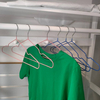 Wholesale Metal Coat Clothes Non Slip Pvc Coated Wire Space Save Dress Hanger