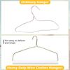 18 Inch 10.5 Gauge Gold Drapery Hanger for Laundry
