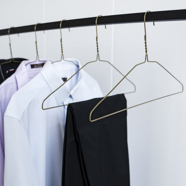 Wire Hanger in Bulk 500 White Metal Hangers 16 Inch Standard Dry Cleaner Steel Hanger