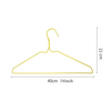 Heavy Duty Non-Slip PVC Coated Metal Hangers for Dry Cleaners And Laundry Shop