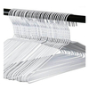 Laundry Hangers for Clothes Wire Coat Hangers Steel White Hangers Wire Iron