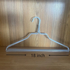 18inch White Shirt Wire Hangers for Dry Cleaners