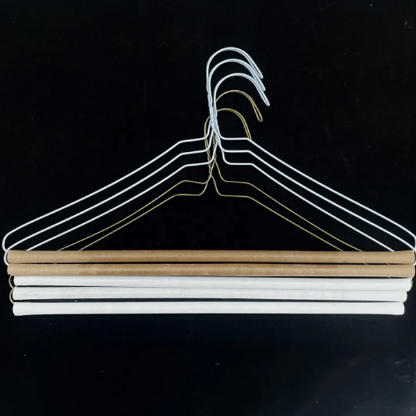 16 Inch Colorful Metal Wire Strut Hanger for Pants