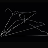 Wholesale Iron Galvanized Hanger Silver Wire Hanger for Clothes