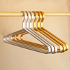 Gold Aluminium Coat Hangers Metal Shirt Jackets Hanger Heavy Duty Clothes Rack for Jacket Trouser Pants Wardrobe