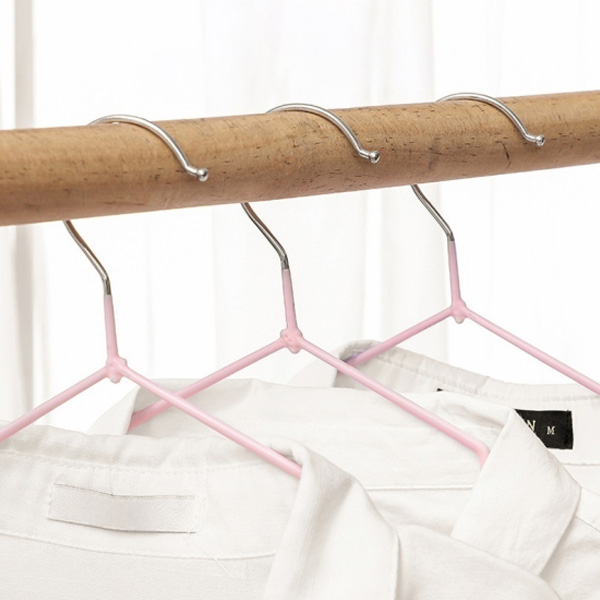 Iron Wire Hanger Pvc Coated Metal Hanger Home Usage Anti-slip Hanger