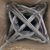 Wholesale Iron Galvanized Hanger Silver Wire Hanger for Clothes