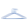 Laundry Store Used Wire Hanger 16inch Blue White Hanger for Dry Cleaner Clothes