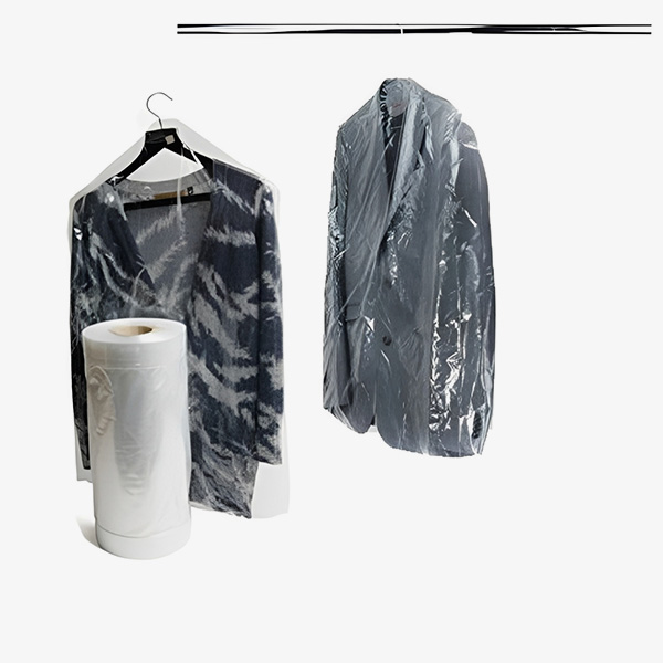 Dry Cleaning disposable plastic bag roll for clothes