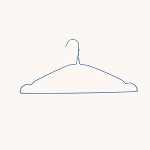 16 Inch Powder Coated Notched Hanger